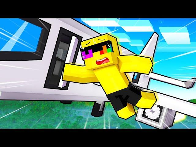 Trapped on A PLANE in Minecraft!