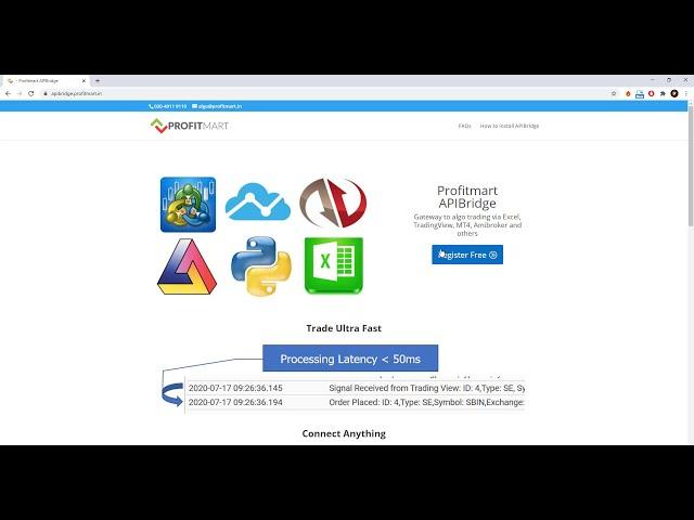 How to Use Profitmart API Bridge and Integration with Trading View & MetaTrader (MT4) (HINDI)