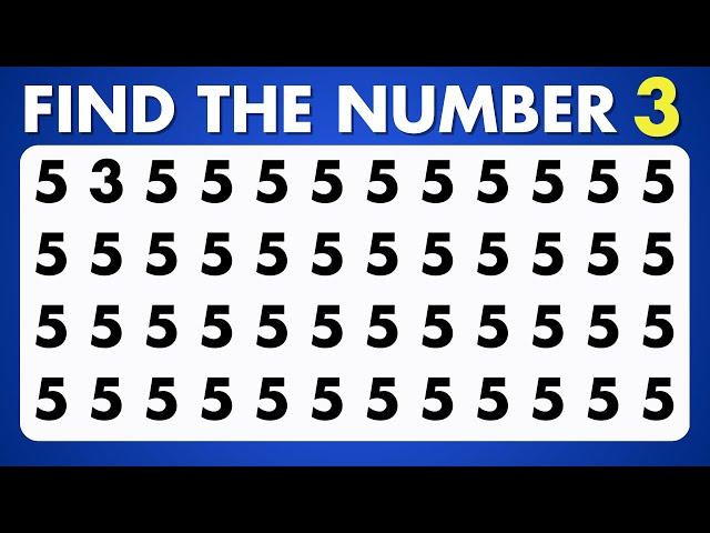 Test Your Vision! Can YOU Find the Odd Numbers in this Puzzle Quiz?