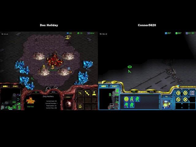 StarCraft Remastered Doc_Holiday (Z) vs Connor5620 (P) Circuit Breakers