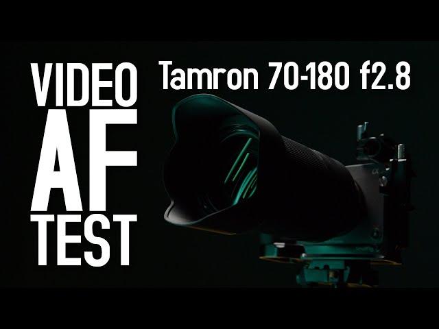 Tamron 70-180mm f2.8 Di III VXD - Video Autofocus Test (FX3)