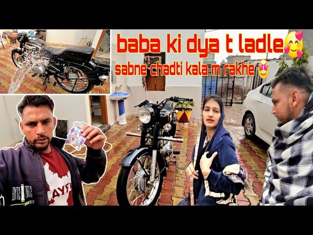 150 lakh ka bna diya jhota baba ki dya t ladle@ravivlog283#video #bullet350 Deshi Villager Vlog