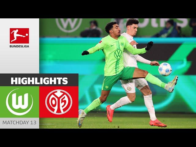 7-Goal Thriller! | VfL Wolfsburg - 1. FSV Mainz 05 4-3 | Highlights | Matchday 13 – Bundesliga 24/25