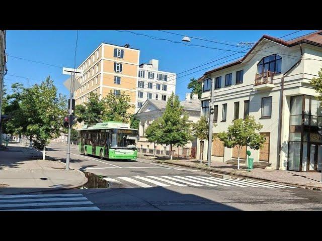 The streets of Kharkov today. Traveling through the city