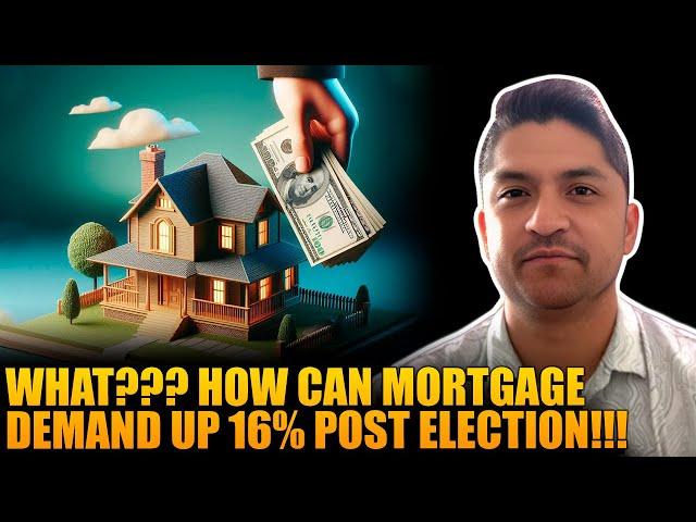 WHAT??? How Can Mortgage Demand up 16% Post Election!!!