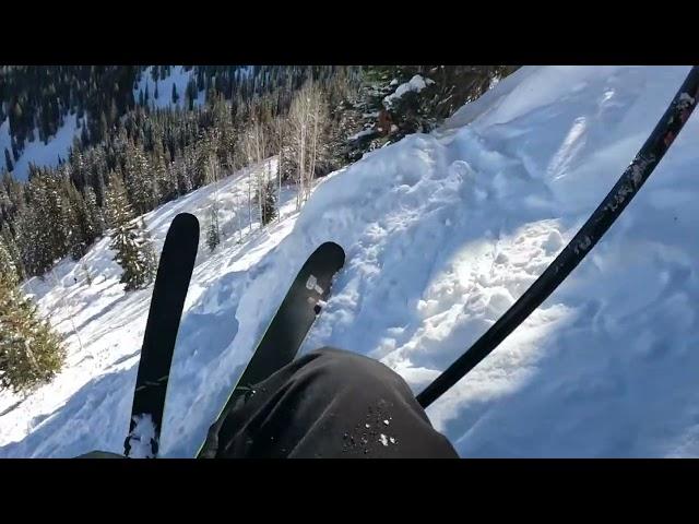 Skiing Stone Creek Chutes Beaver Creek Colorado January 27th 2024