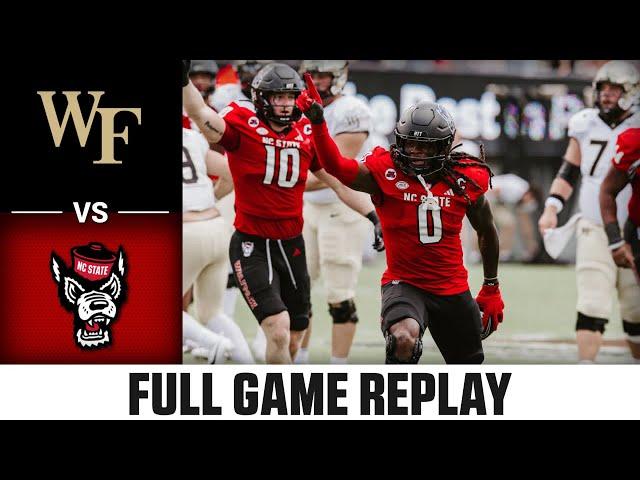 Wake Forest vs. NC State Full Game Replay | 2024 ACC Football