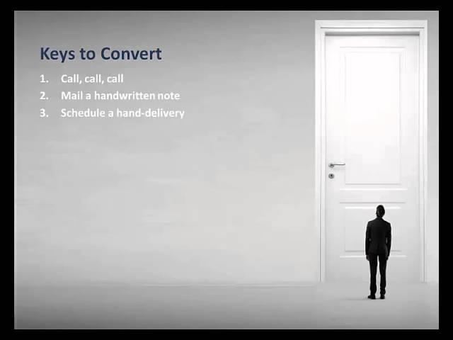 Keys to Convert Leads into Listings by Jerimiah Taylor