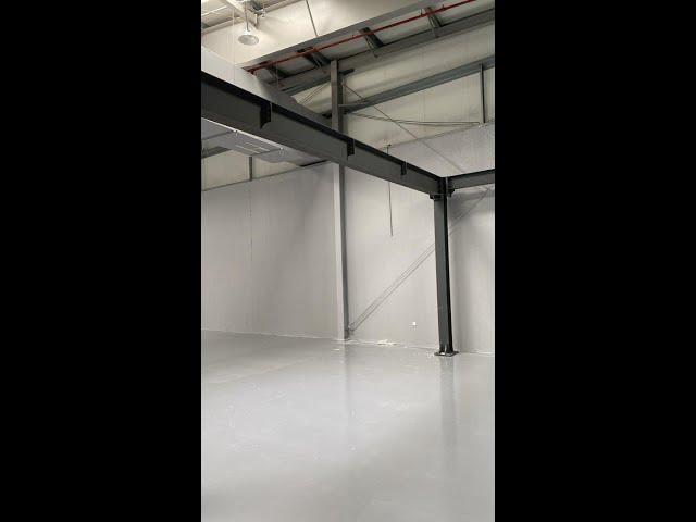 UAE rock wool panel interior partition room installation completed