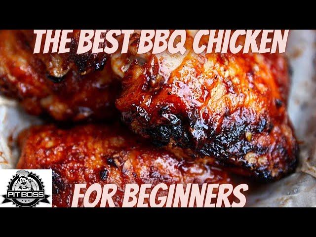 Pit Boss pro series - smoke bbq chicken thighs on pellet grill