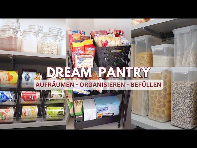 Instagram Pantry - Vorratskammer auffüllen - ORGANIZE & REFILL - Putzen im Alltag -Aufräummotivation