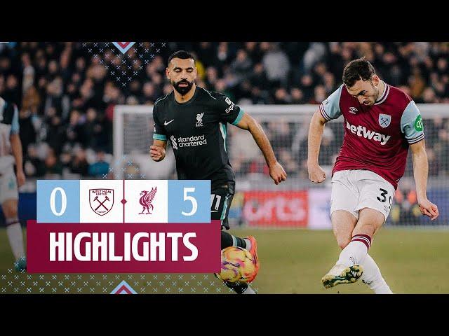 West Ham 0-5 Liverpool | Premier League Highlights