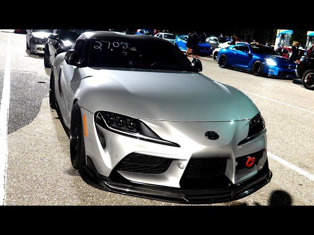 NEW Supra vs Civic Type R vs 2JZ Supra vs Hellcat vs Modern Muscle Cars | Roll Racing IRRA