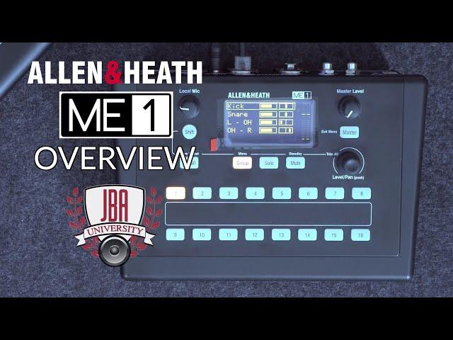 How to set up and use the Allen & Heath ME-1 in-ear monitors