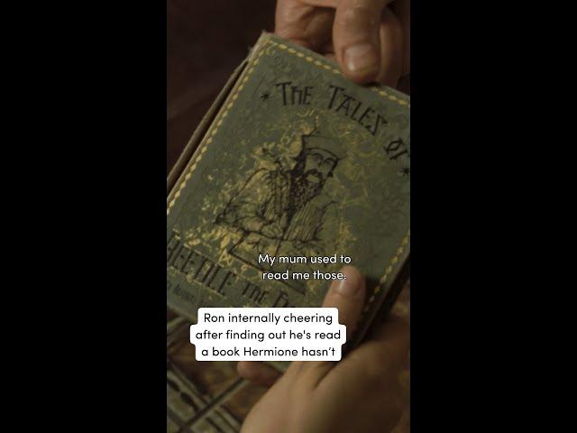 Ron's read a book Hermione hasn't #HarryPotter #RonWeasley #HermioneGranger