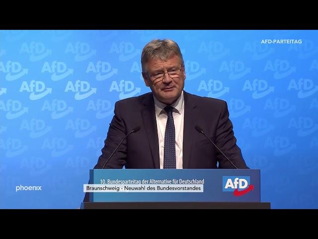 Bewerbungsrede von Jörg Meuthen zum Parteivorsitz auf dem AfD-Parteitag am 30.11.19