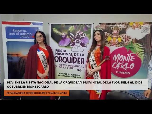 SE VIENE LA FIESTA NACIONAL DE LA ORQUÍDEA Y PROVINCIAL DE LA FLOR