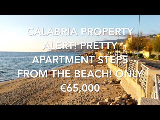 Calabria Property Alert! Pretty Apartment Steps From the Beach! Only €65K