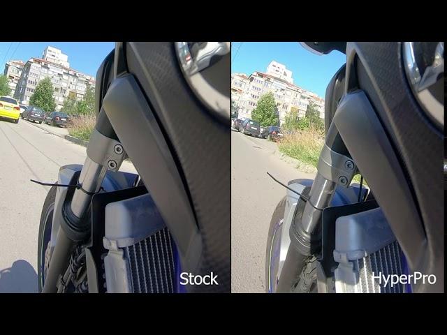 Yamaha MT07 - stock springs vs HyperPro