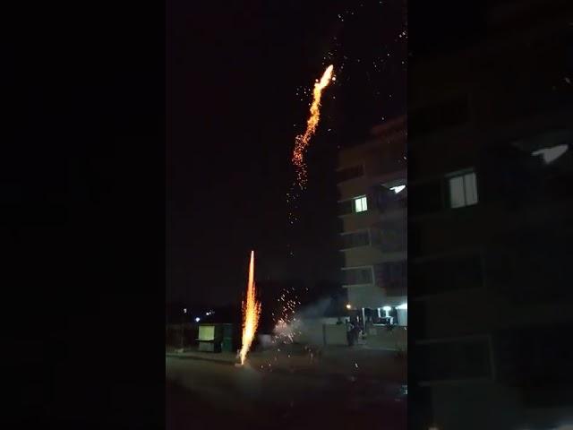 Diwali Video | Rocket  At night