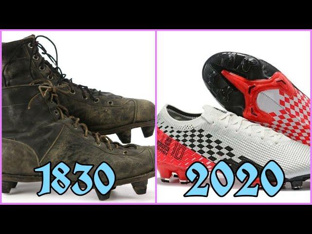 Evolution of Football Shoes 1830 - 2020