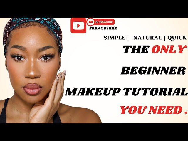 Simple Makeup Tutorial for BEGINNERS | QUICK & EASY