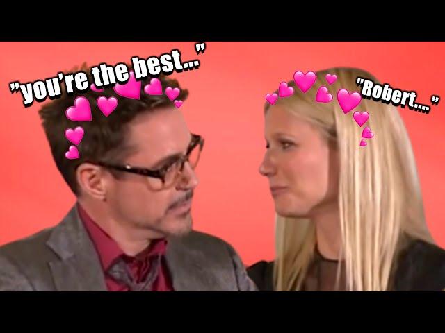 robert downey jr and gwyneth paltrow flirting for 6 minutes straight