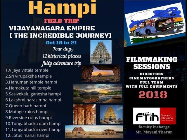 FTIH FIELD TRIP | Hyderabad to Hampi | Filmmaking Sessions | INTRO VIDEO| MiNi PoPcorN Entertainment