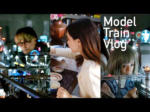 Our female friend who likes model trains came to visit us | Living in a Museum | Vlog | 4K