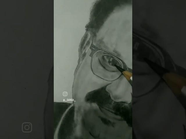 S. P. Balasubrahmanyam #pencil #art #spb #tamilnadu #sarga  #pencildrawing #pencilportraits