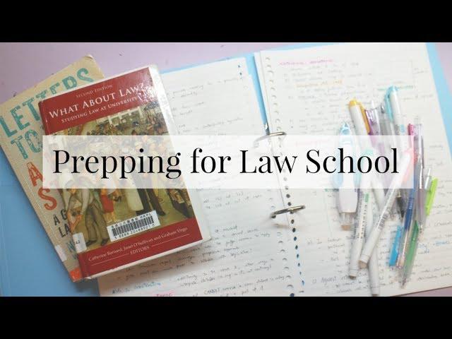 LAW SCHOOL PREP: books to read and note-taking!