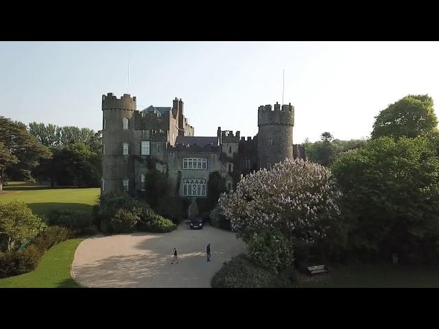 Malahide Castle & Park around,  Mavic Pro drone fly over, Dublin, Ireland on 29.05.2018