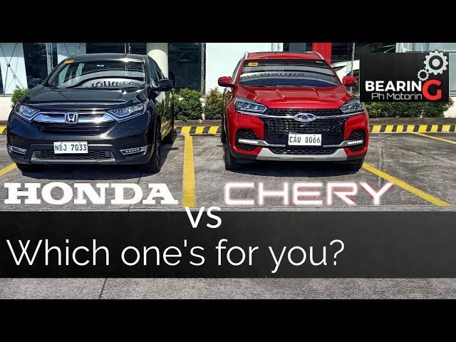 Honda CR-V vs Chery Tiggo 8:  Comparison Video