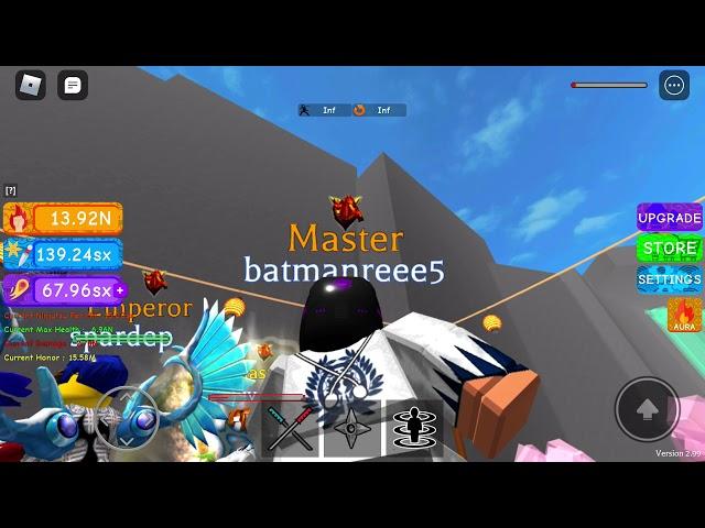 OP NINJA SIMULATOR trying to ascend to spirit realm (roblox)