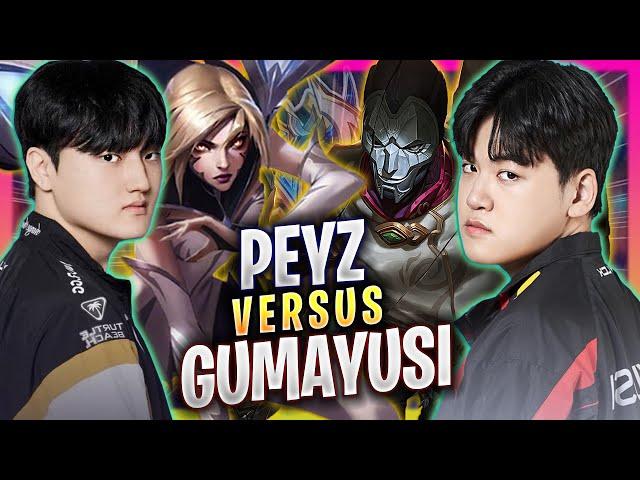 GUMAYUSI vs PEYZ! - T1 Gumayusi Plays Jhin ADC vs GEN Peyz Kai'sa! | Season 2024