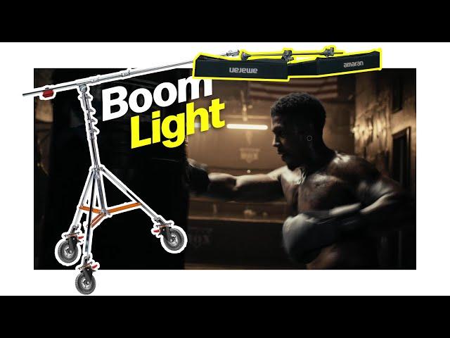 My Boom Light Setup | amaran F22c