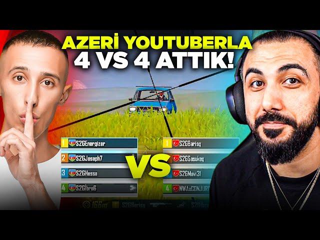 TÜRKİYE VS AZERBAYCAN!! ENERGİZER'İN EKİBİNE KARŞI EĞLENCELİ 4 VS 4 ATTIK! | PUBG MOBILE