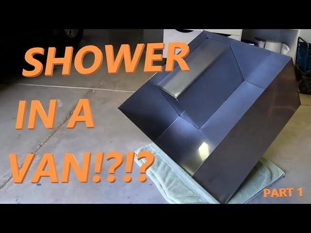 Compact Collapsible SHOWER In A Van - Part 1 of 2