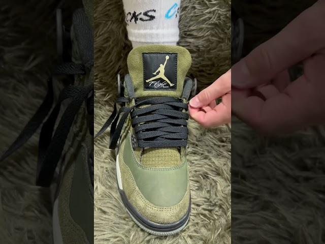 How to Lace Jordan 4 *Best Way*