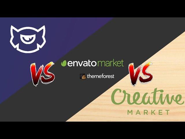 TemplateMonster vs. ThemeForest vs. CreativeMarket | Ultimate Comparison