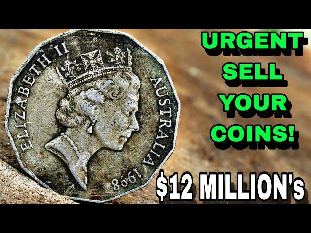 TOP 10 UNCOMMON AUSTRALIAN 50 CENTS COINS WORTH HUGE MONEY THAT COULD BE IN YOUR POCKET CHANGE!