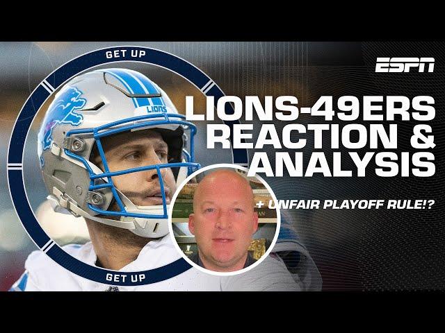 Are Lions NO LONGER the best team in the NFC?  + NFL Playoffs need an OVERHAUL⁉ | Get Up