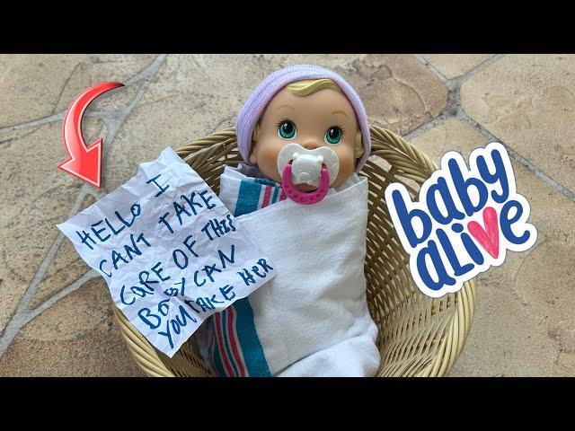 NEW Baby alive doll adoption story