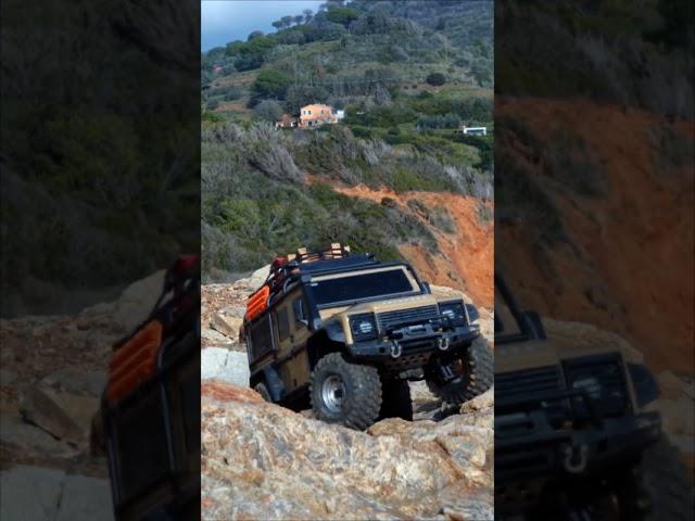 Rc Defender overlanding Isola d’Elba #rccrawler #rc4x4 #rccar #traxxas #trx4 #rcadventure