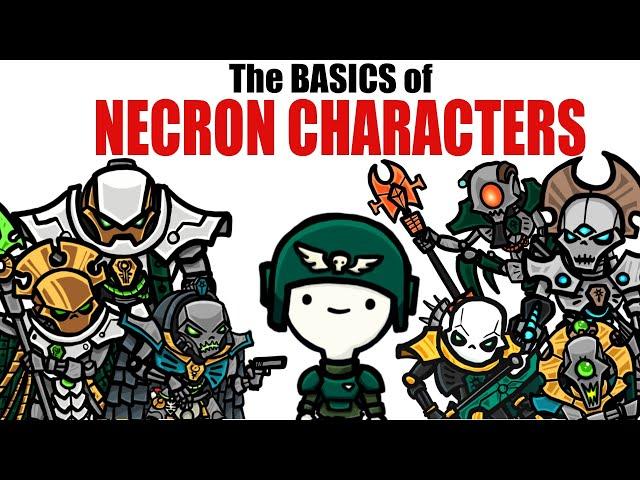 EVERY NECRON Character Explained (or at least the important ones) | Warhammer 40k Lore