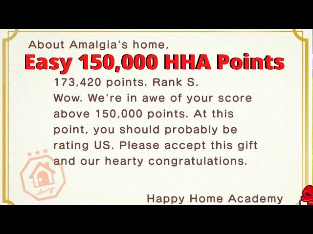 ACNH: Easy Tricks for Getting Over 150,000 HHA Points