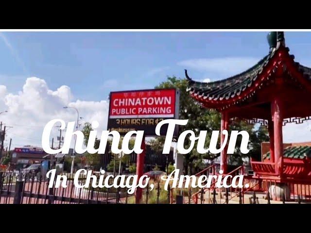 Vlog"China Town" In Chicago, America. Must watch this video. #chinatown #chicago #america