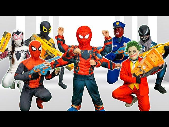 TEAM SPIDER-MAN vs BAD GUY TEAM|| KID SPIDER MAN Become A NEW HERO - Epic Super Adventure!
