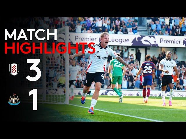 HIGHLIGHTS | Fulham 3-1 Newcastle | Firing On All Cylinders vs Newcastle 