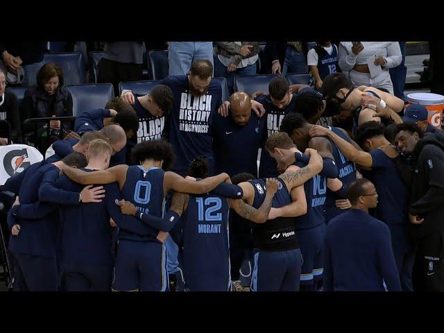 Grizzlies pray after fan suffers medical emergency courtside before game vs Spurs